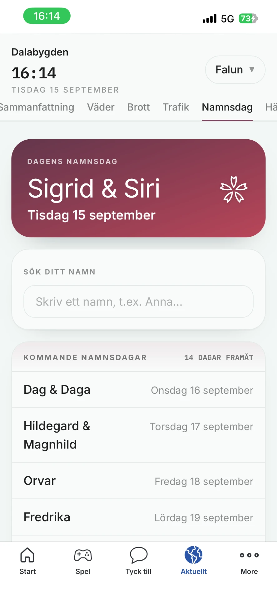 Namnsdag